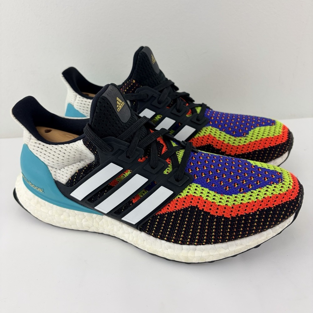Adidas Women's UltraBoost Rainbow Knit Running Shoes‎ Black Size 7 US EU 38 2/3